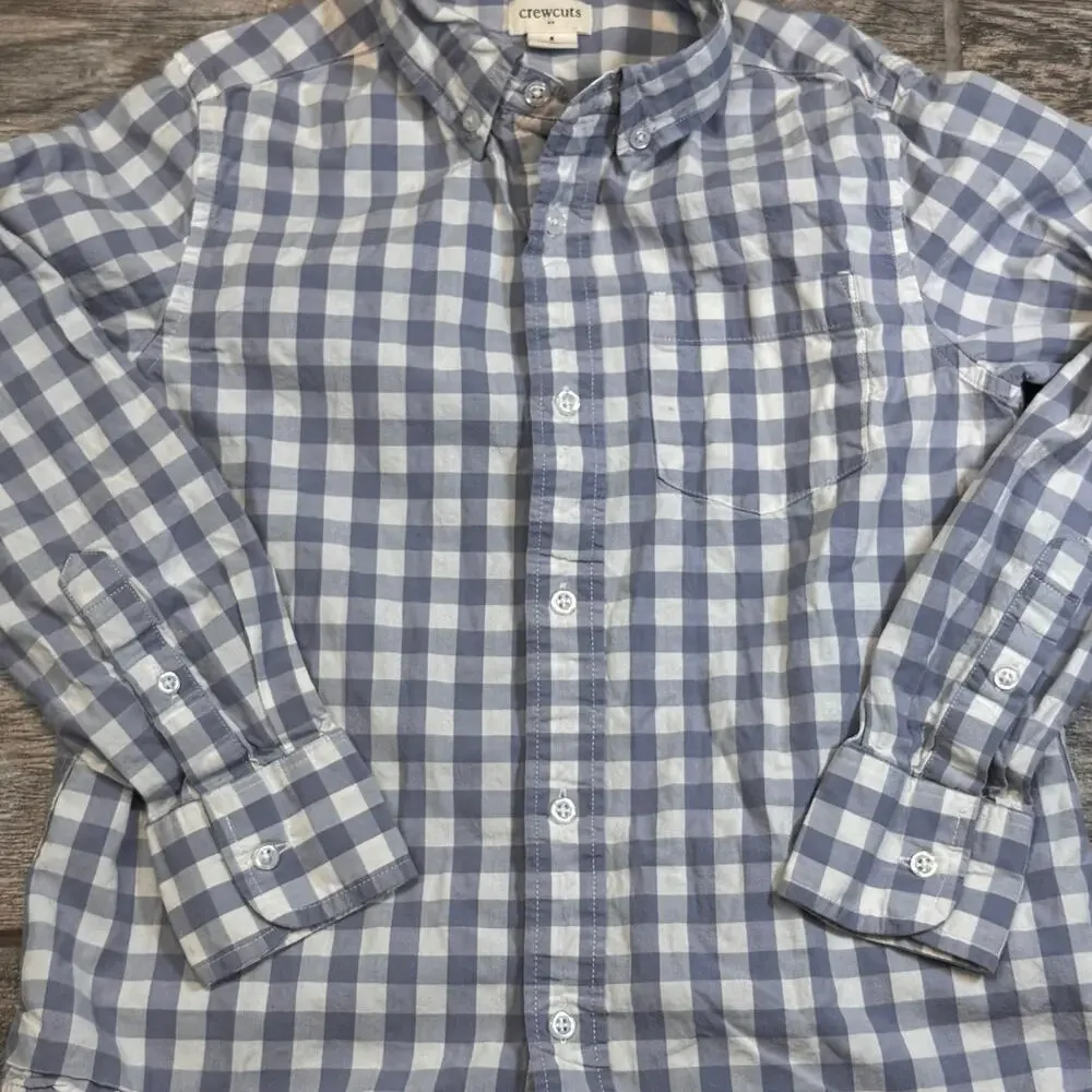 Crewcuts Checkered Button Down Boys 8